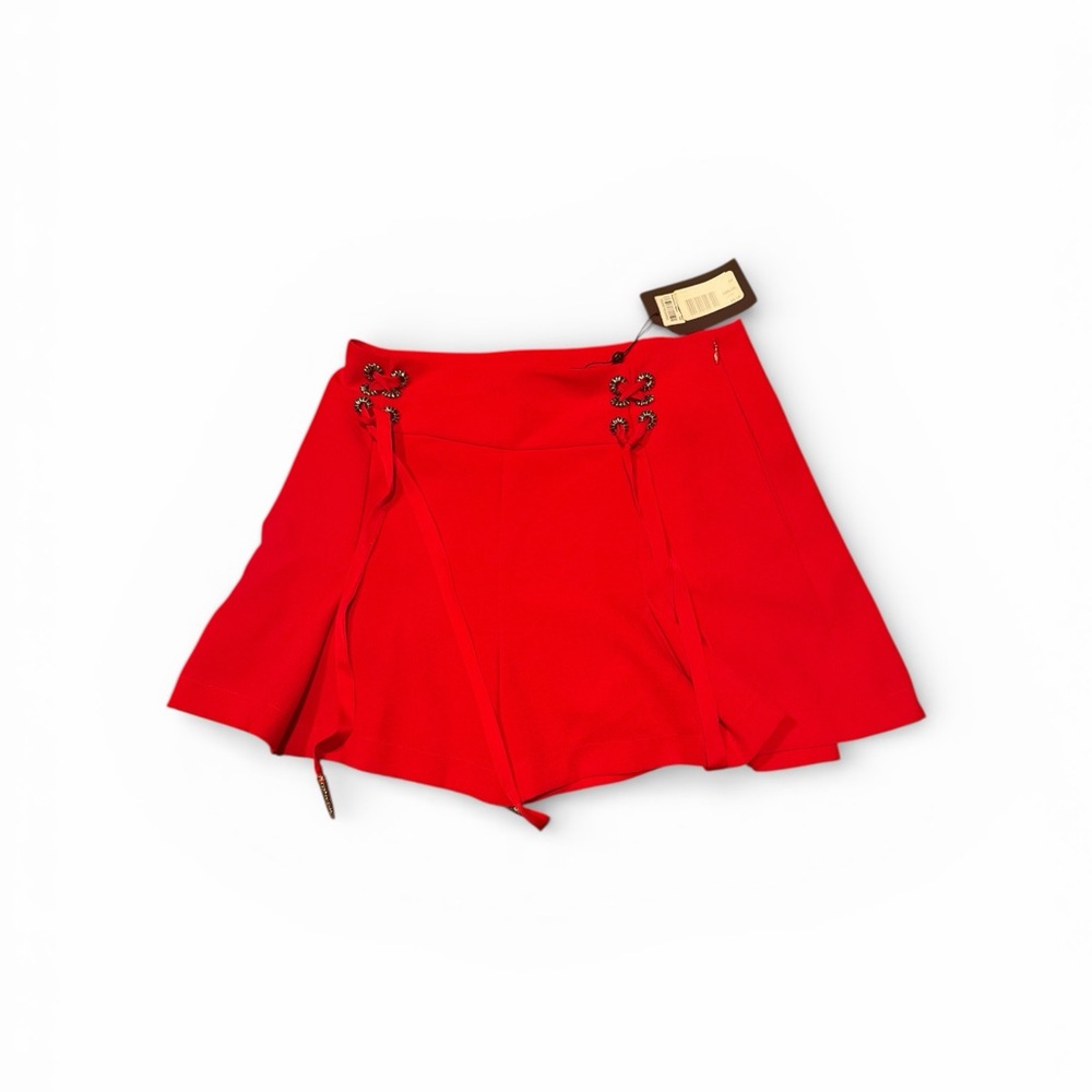 NWTS he Kooples red women’s skort with metal detailing. Size 4